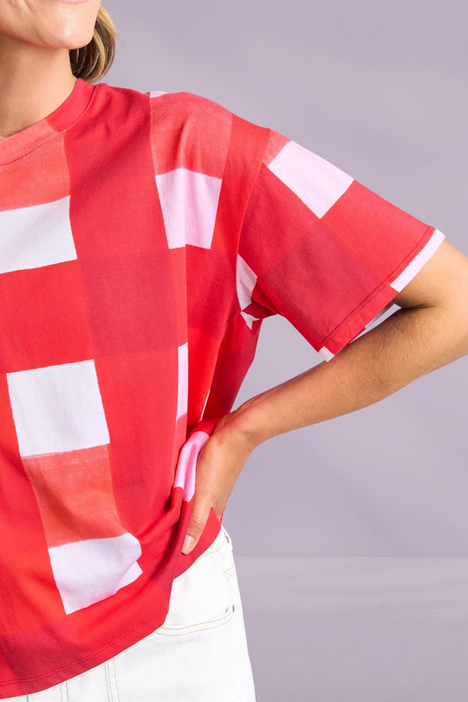 Elm Edin Tee All Over Yardage Print From BoxHill