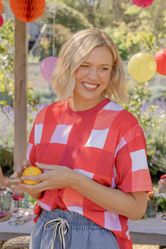 Elm Edin Tee All Over Yardage Print From BoxHill