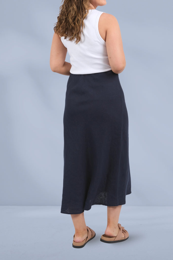 Elm Eleni Skirt Dark Sapphire From BoxHill