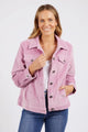 Elm Fleur Cord Jacket Peony Pink From BoxHill