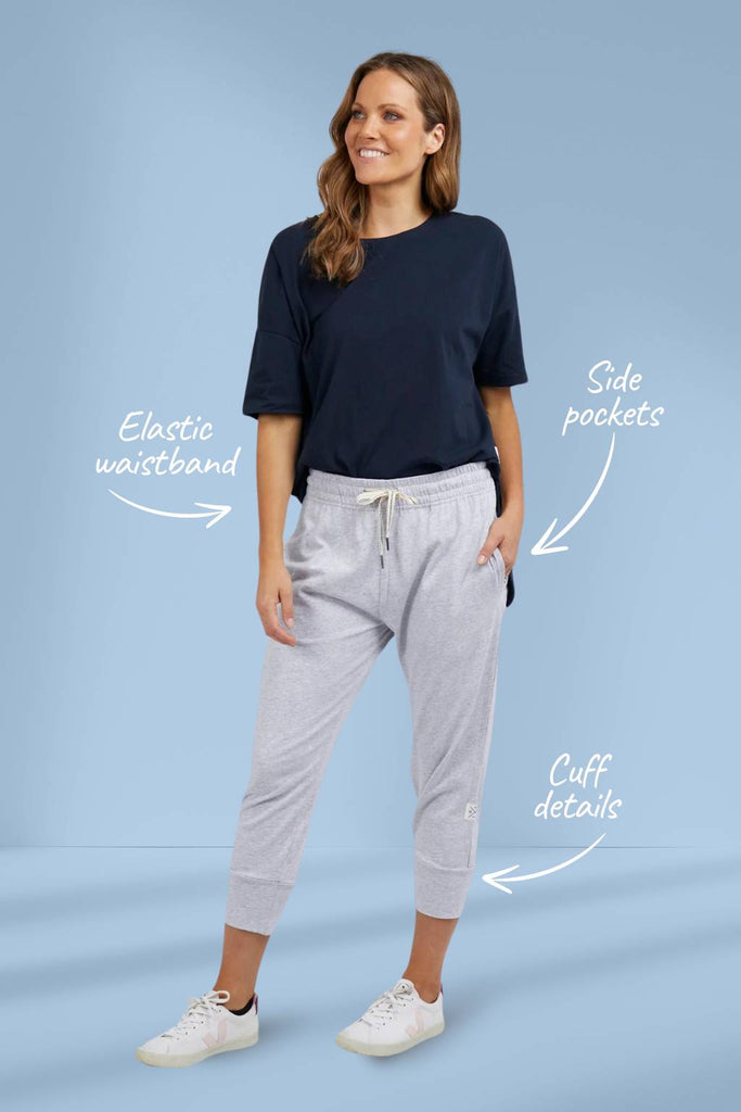 Elm Fundamental Brunch Pants Grey Marle From BoxHill