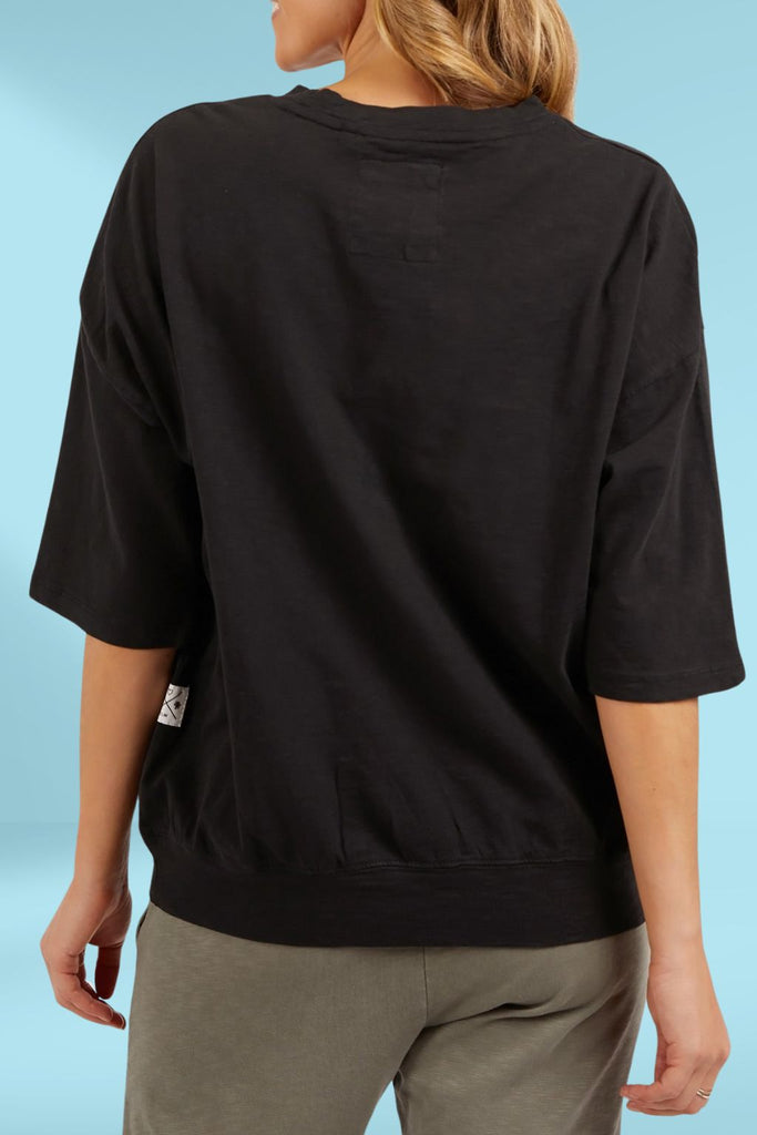 Elm Fundamental Maizie Sweat Black From BoxHill