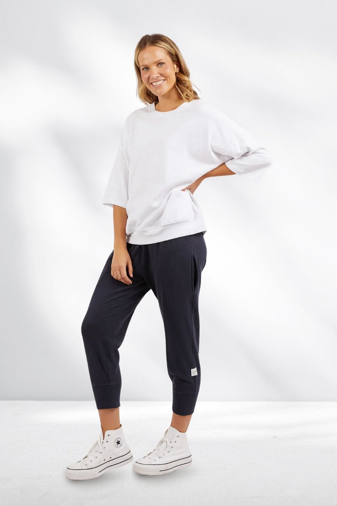 Elm Fundamental Maizie Sweat White From BoxHill
