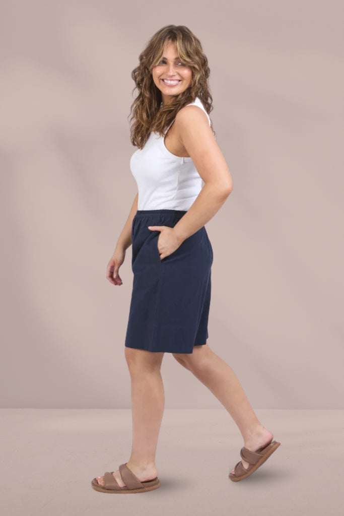 Elm Ginny Shorts Navy From BoxHill