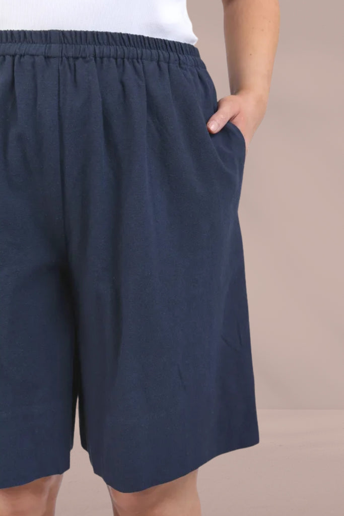 Elm Ginny Shorts Navy From BoxHill