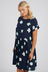 Elm Juno Floral Dress Navy From BoxHill
