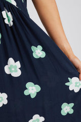 Elm Juno Floral Dress Navy From BoxHill