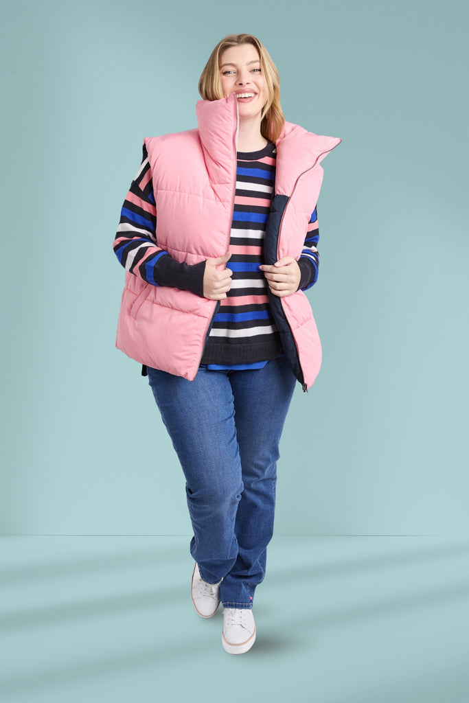 Elm Kit Puffer Vest Charm Pink From BoxHill