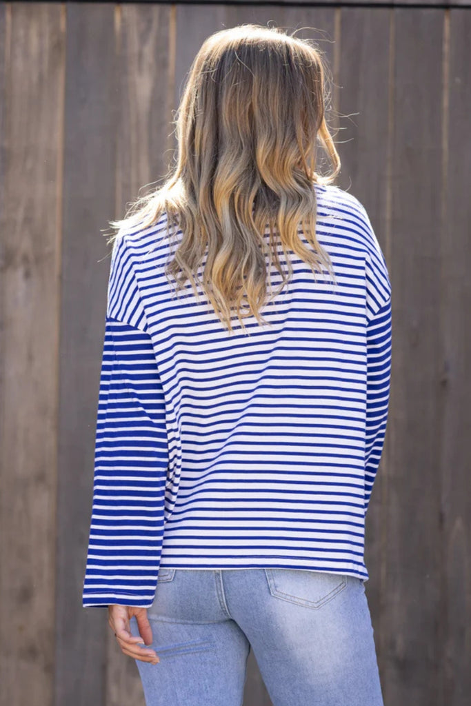 Elm Koki Sweat Deep Blue From BoxHill