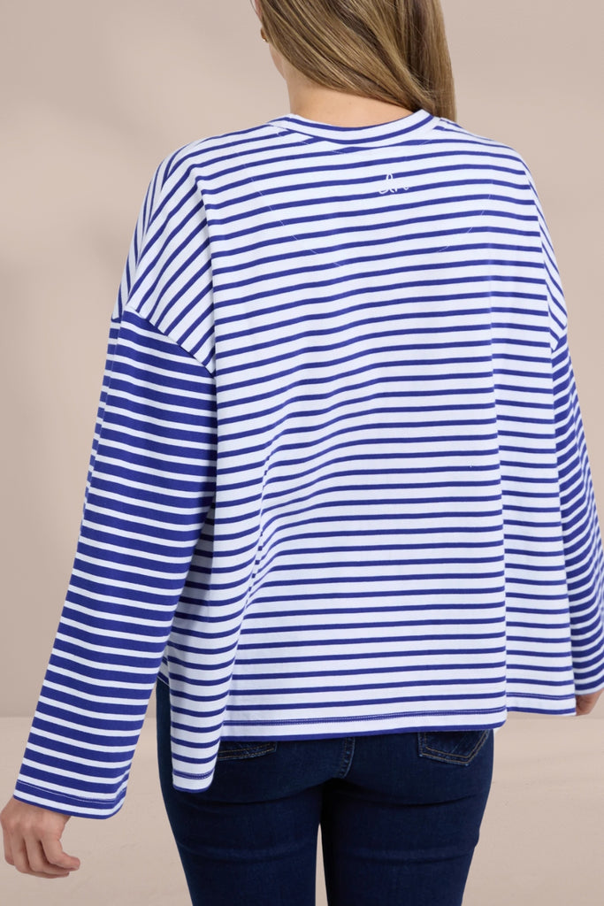 Elm Koki Sweat Deep Blue From BoxHill