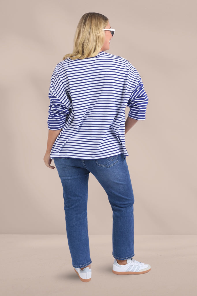 Elm Koki Sweat Deep Blue From BoxHill