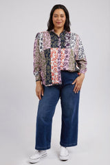 Elm Linear Floral Blouse Multi From BoxHill