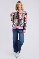 Elm Linear Floral Crew Multi From BoxHill