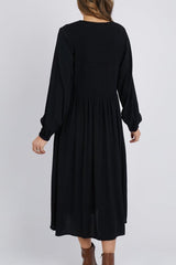 Elm Lottie Midi Dress Black From BoxHill
