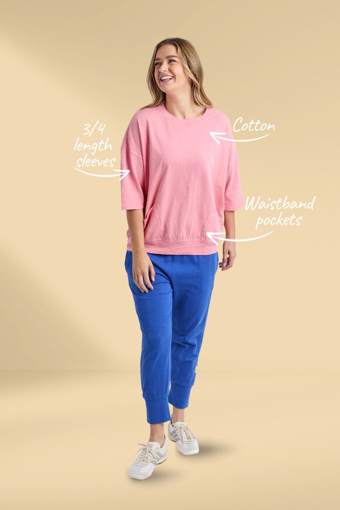 Elm Mazie Sweat Charm Pink From BoxHill