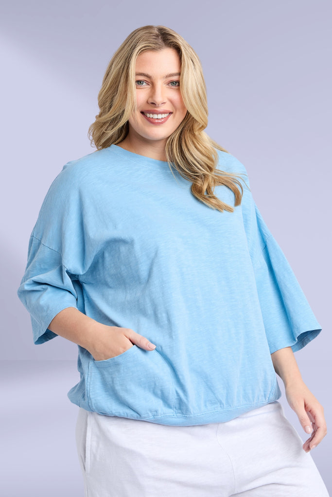 Elm Mazie Sweat Dusk Blue From BoxHill