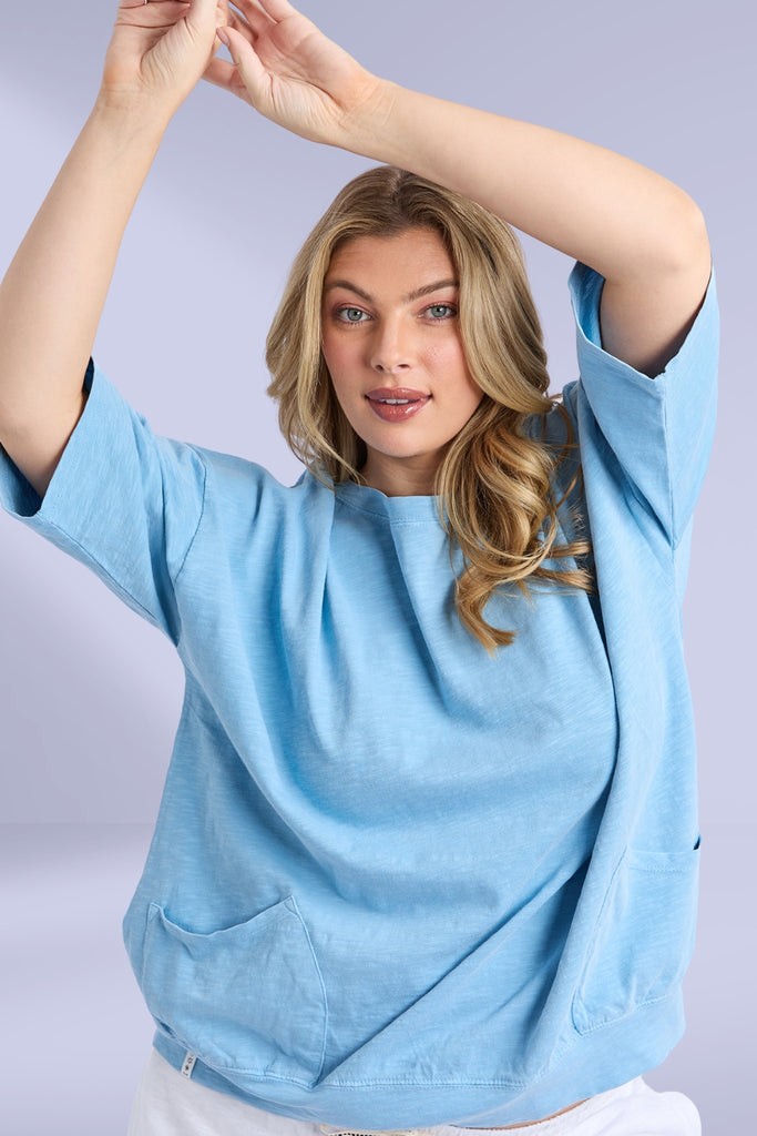 Elm Mazie Sweat Dusk Blue From BoxHill