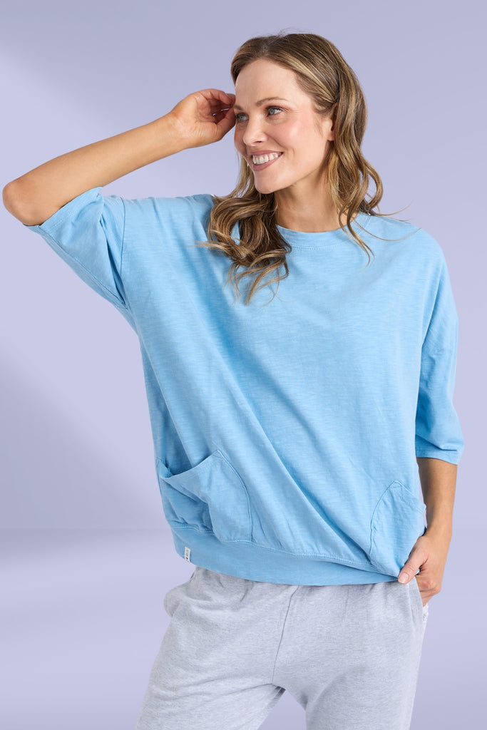 Elm Mazie Sweat Dusk Blue From BoxHill