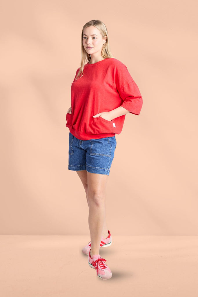 Elm Mazie Sweat Poppy From BoxHill