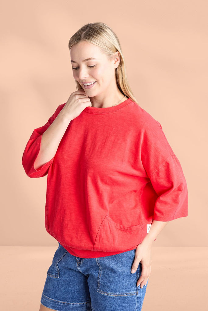 Elm Mazie Sweat Poppy From BoxHill