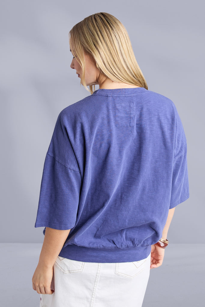 Elm Mazie Sweat Vintage Blue From BoxHill