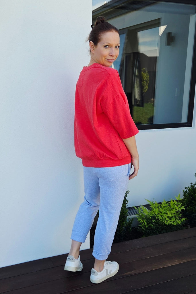 Elm Mazie Vee Neck Cayenne From BoxHill