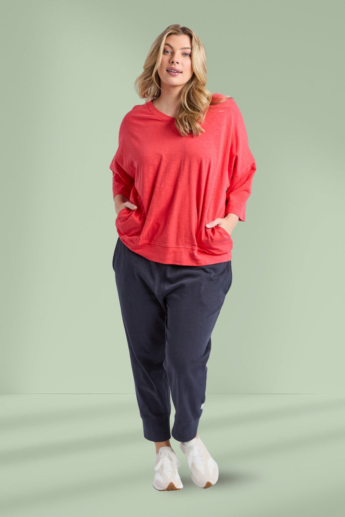 Elm Mazie Vee Neck Cayenne From BoxHill