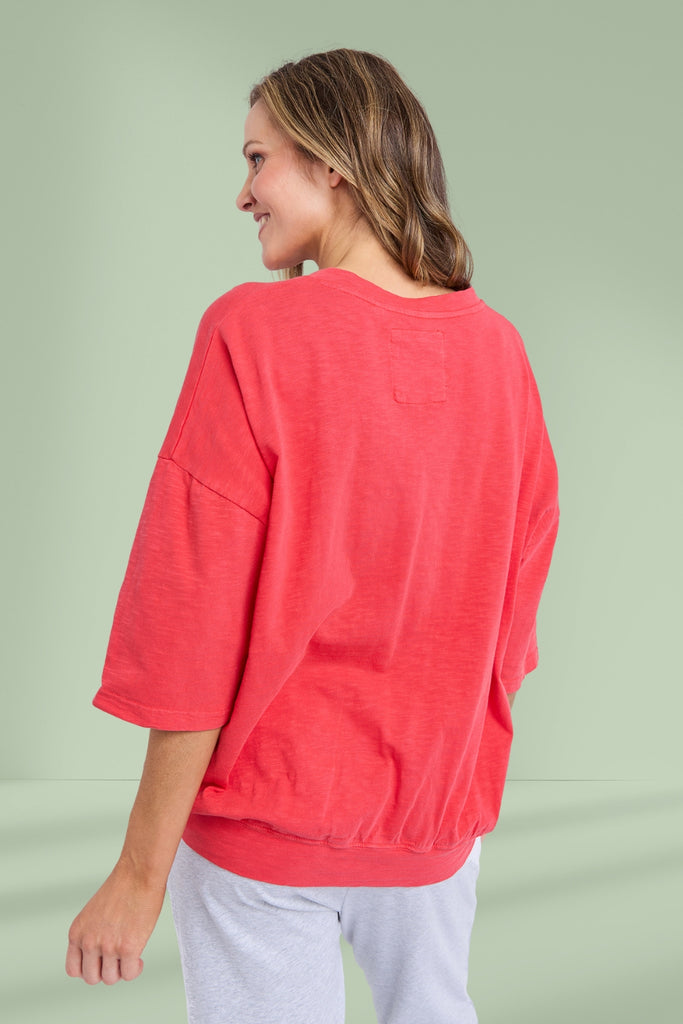 Elm Mazie Vee Neck Cayenne From BoxHill