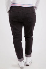 Elm Melody Denim Jogger Jeans Washed Black From BoxHill