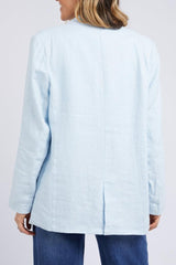 Elm Millie Blazer Pale Blue From BoxHill
