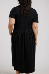 Elm Mimi Midi Dress Black From BoxHill