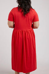 Elm Mimi Midi Dress Cherry From BoxHill
