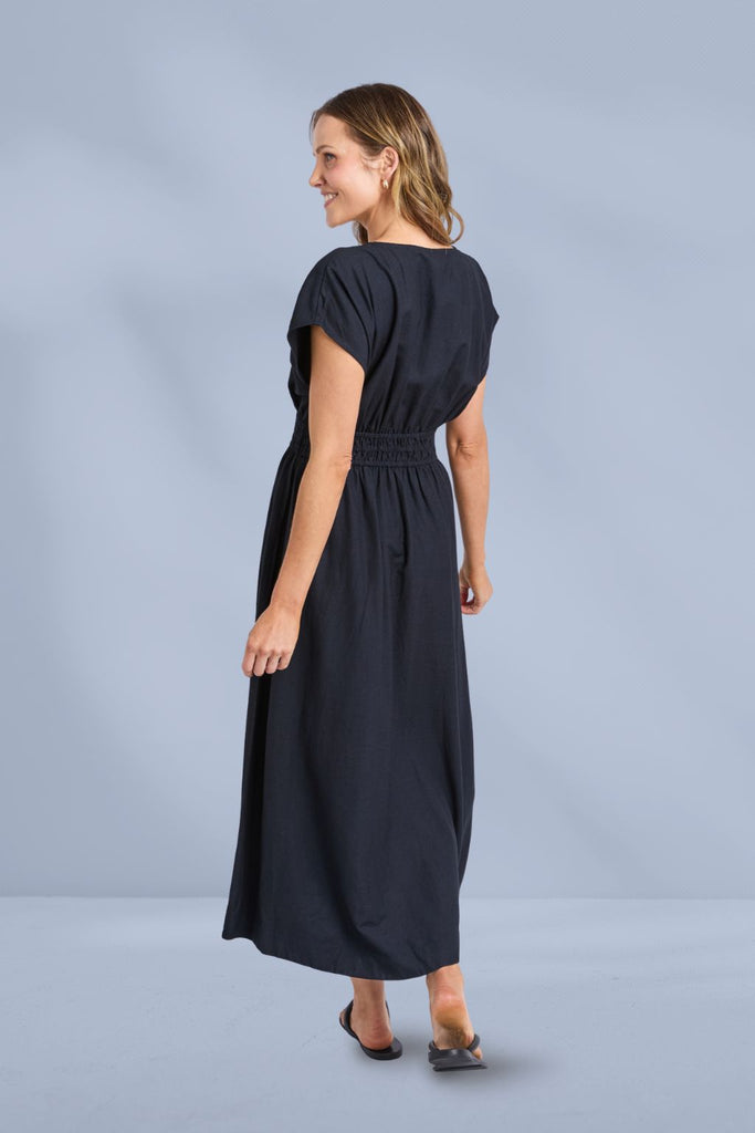 Elm Misty Dress Navy From BoxHill