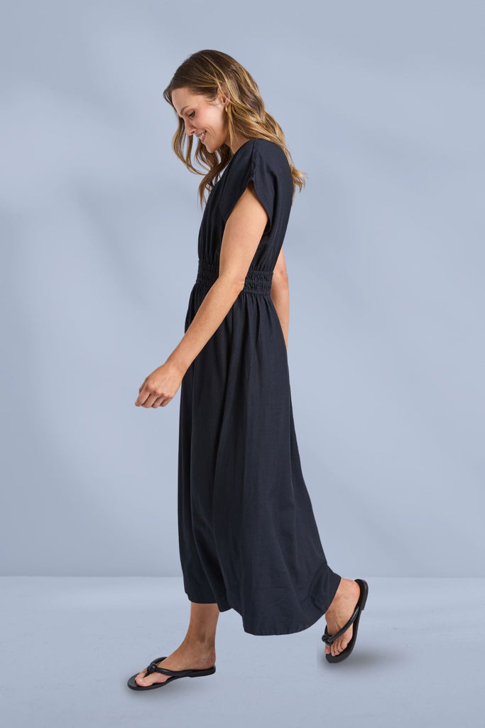 Elm Misty Dress Navy From BoxHill