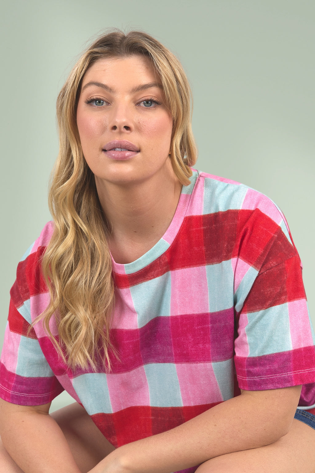 house on the hill L/S Tee (Checker) house on the hill L/S Tee