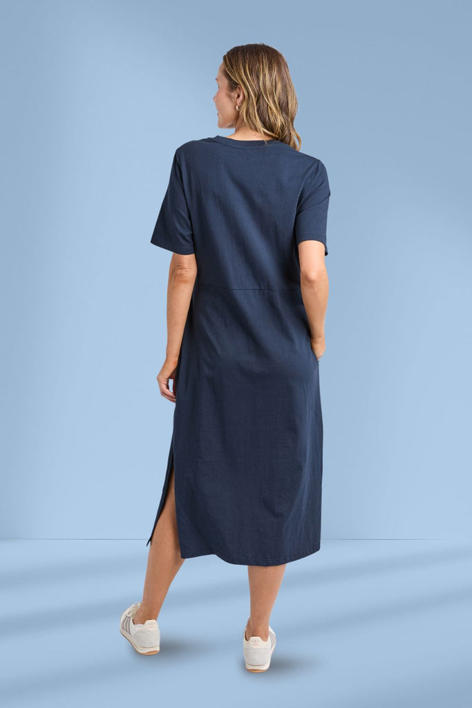 Elm Picnic Dress Navy From BoxHill