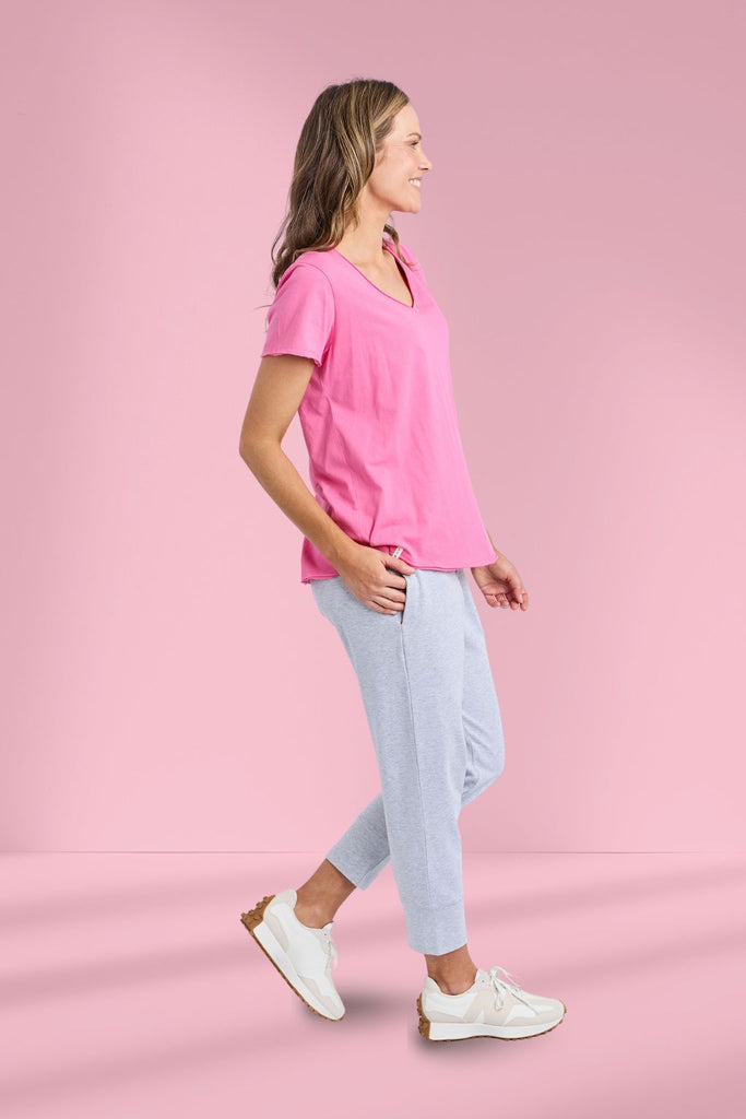 Elm Pima Vee Tee Aurora Pink From BoxHill
