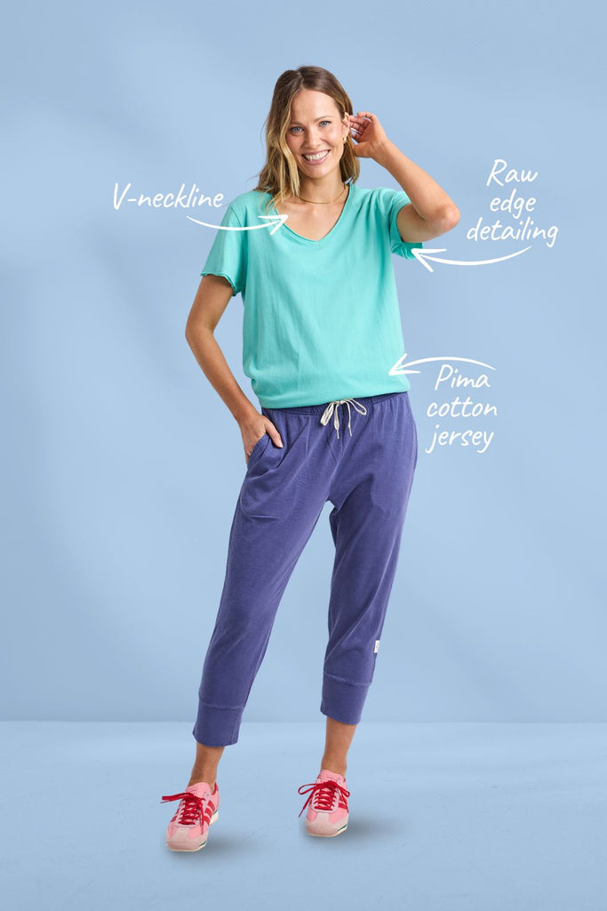 Elm Pima Vee Tee Pool Blue From BoxHill