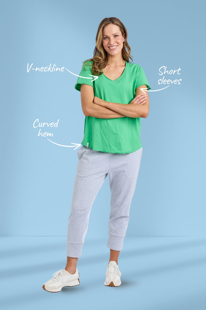 Elm Pima Vee Tee Spring Green From BoxHill