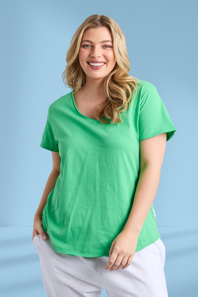 Elm Pima Vee Tee Spring Green From BoxHill