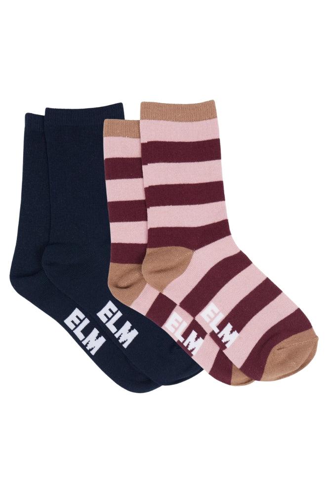 Elm Pippa Ankle Socks 2 Pack One Size Multi From BoxHill