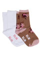Elm Posy Floral Ankle Socks 2 Pack One Size Multi From BoxHill