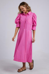 Elm Primrose Dress Super Pink From BoxHill
