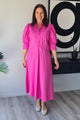 Elm Primrose Dress Super Pink From BoxHill