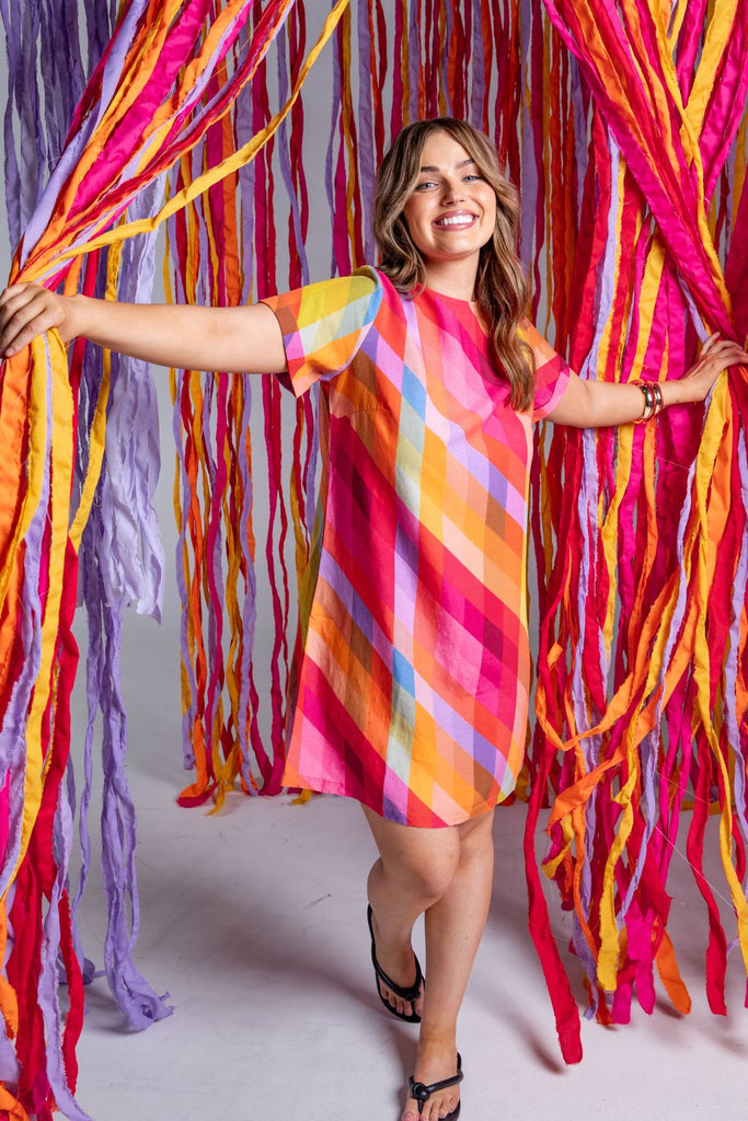 Elm Rena Dress Striped Print From BoxHill