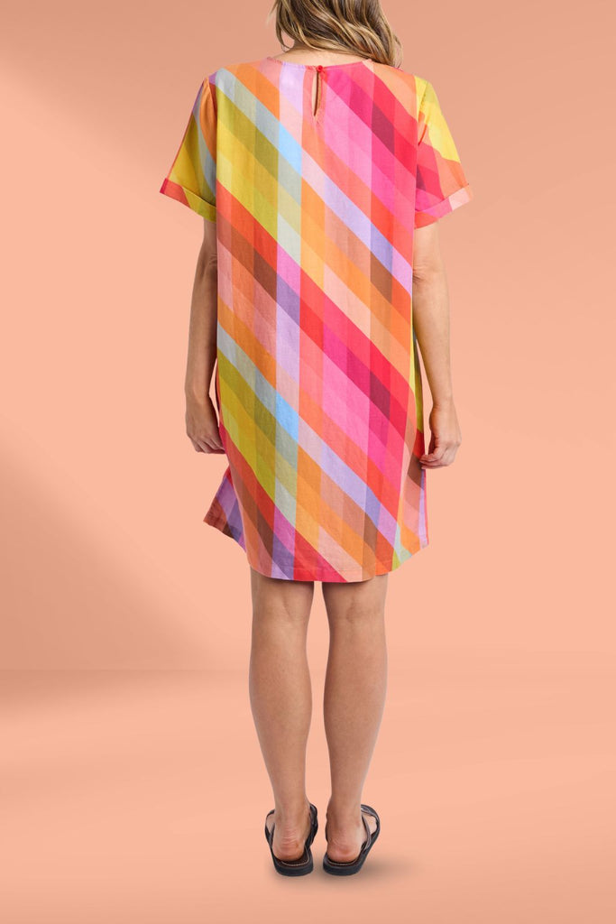 Elm Rena Dress Striped Print From BoxHill