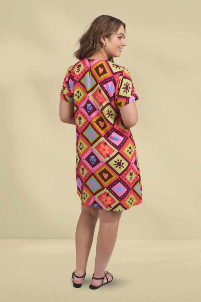 Elm Rhode Dress Geo Print From BoxHill