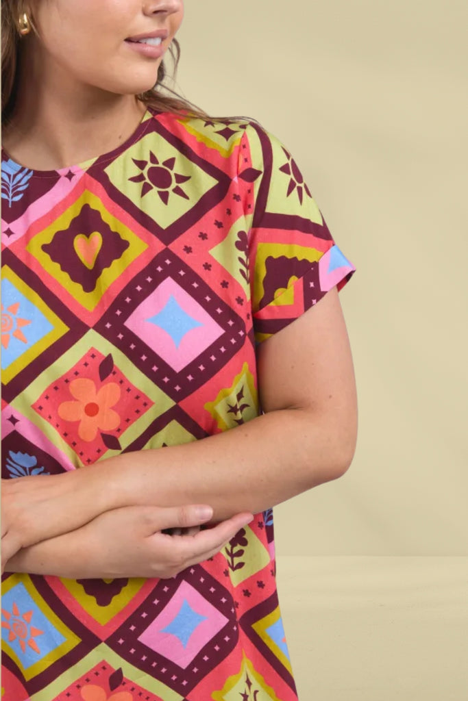 Elm Rhode Dress Geo Print From BoxHill