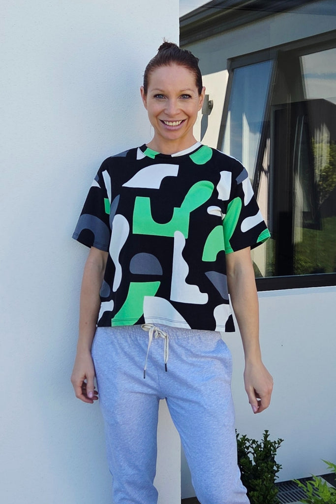 Elm Stijl Tee Abstract Yardage Print From BoxHill