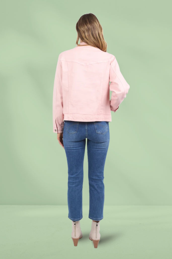 Elm Tilly Denim Jacket Blush From BoxHill
